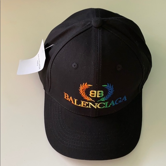 Balenciaga Other - NWT Balenciaga Paris Multi Color Adjustable Hat
